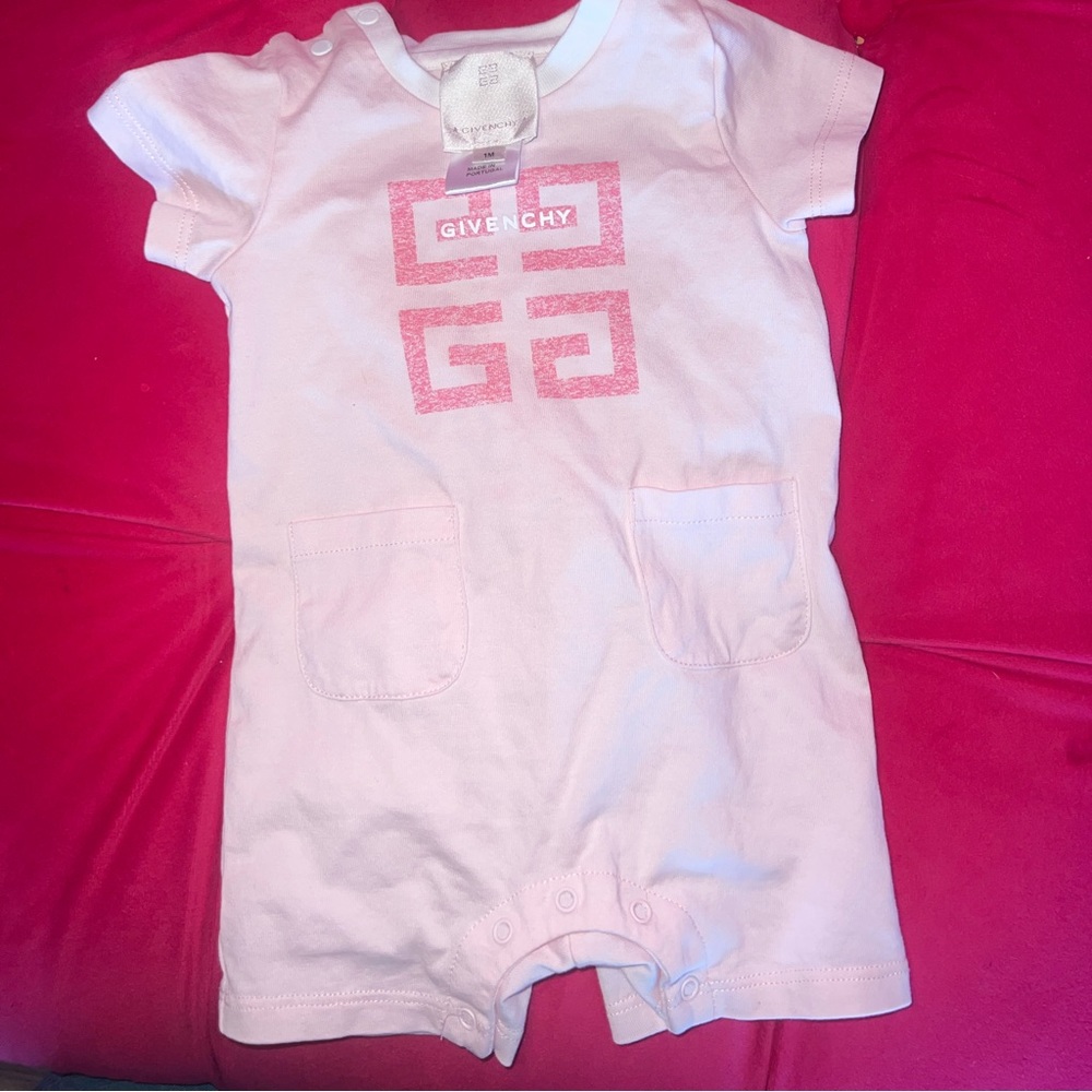 Givenchy baby pink romper